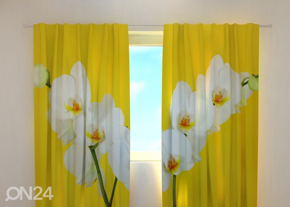 Полузатемняющая штора White orchids 240x220 cm