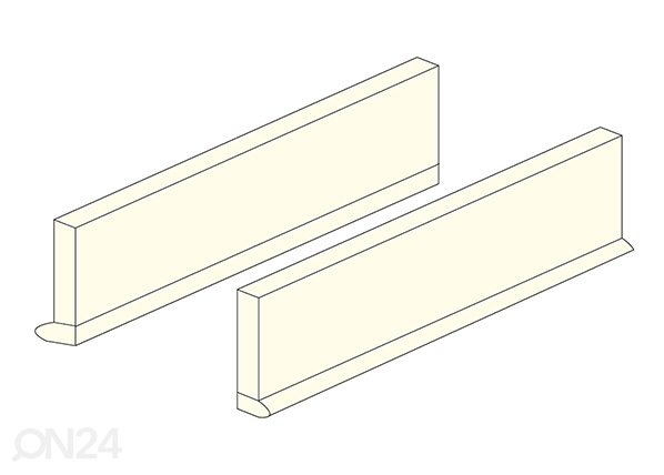 Söögilaua sarjalati pikendused Scandic Home, 2 tk