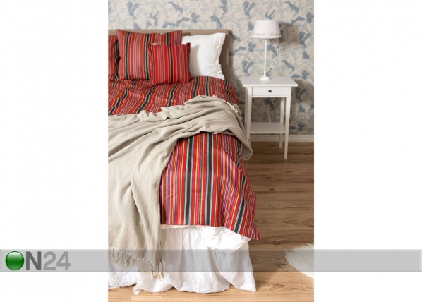Etno voodipesukomplekt Kihnu 150x210 cm
