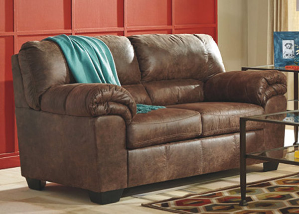 2-местный диван, коричневый