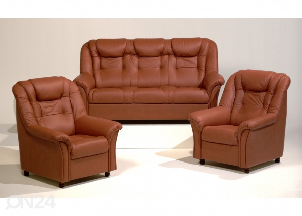 Комплект кожаных диванов SanMarino 3+1+1