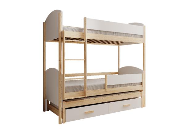 3-hengen kerrossänky setti LEIA 80x180 cm