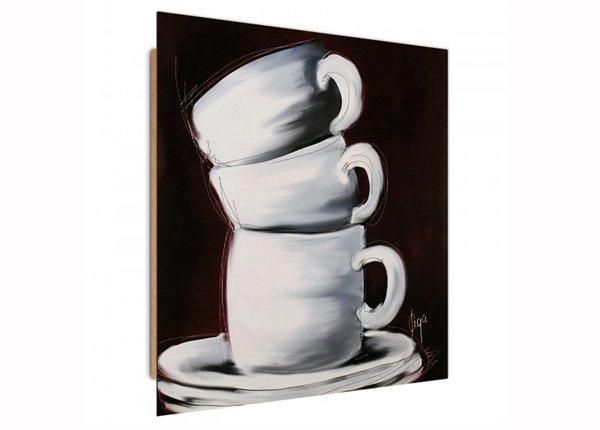 3D настенная картина Three cups 30x30 см