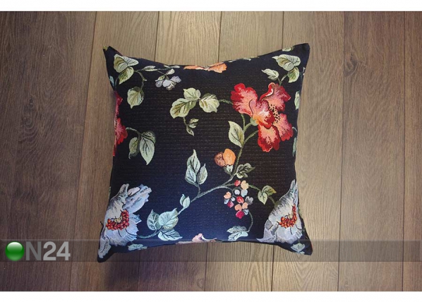 Декоративная подушка из гобелена Viena с цветами 50х50 см