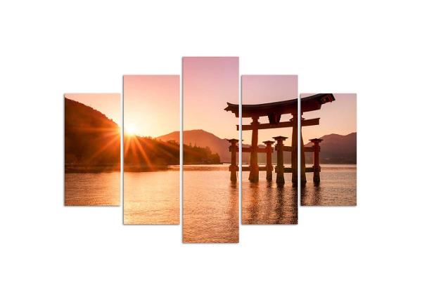 5-osainen taulu Japan Landscape