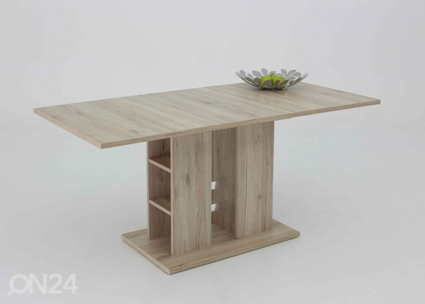 Удлиняющийся обеденный стол Steffi 80x120-160 cm