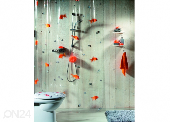 Spirella виниловая штора для ванной Goldfish