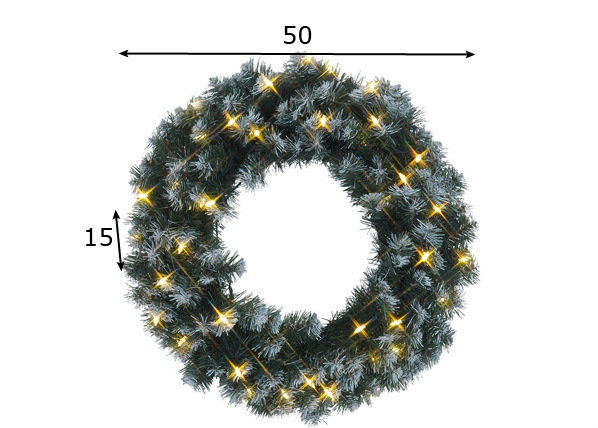 Jouluseppele LED valoilla
