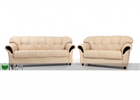 Комплект кожаных диванов Rosa 3+2