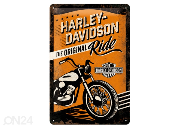 Retro metallitaulu Harley-Davidson The Original Ride 20x30 cm