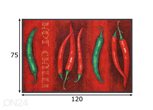 Ковер Hot chili 75x120 см