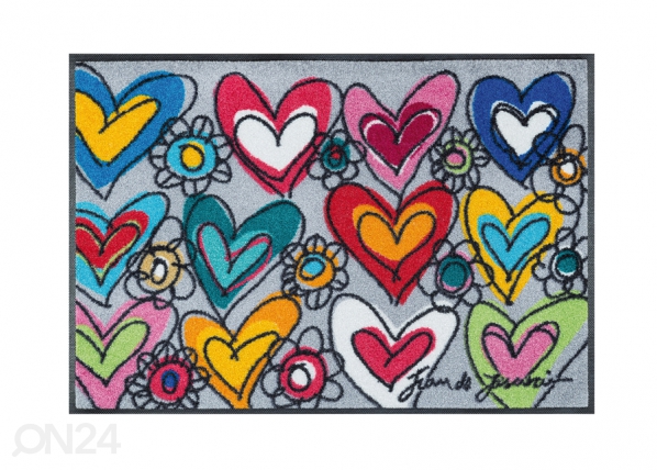 Matto WITH LOVE, ALL THINGS ARE POSSIBLE 50x75 cm