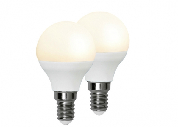 LED sähkölamppu E14 3 W, 2 kpl