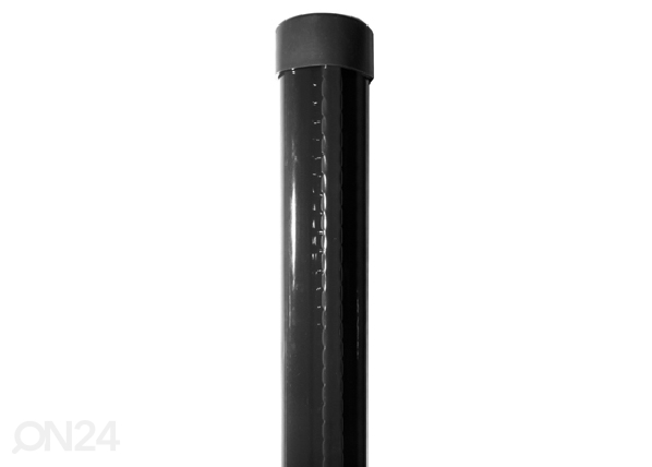Столб профильный, серый 4,8x200 cm