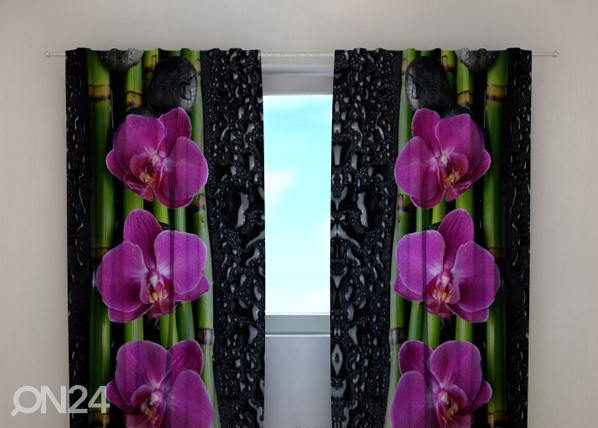 Просвечивающая штора Luxury orchid 240x220 см