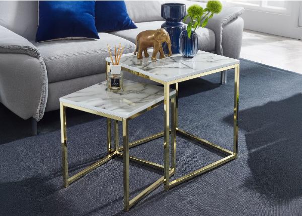 Abilauad Marmor, valge 2 tk