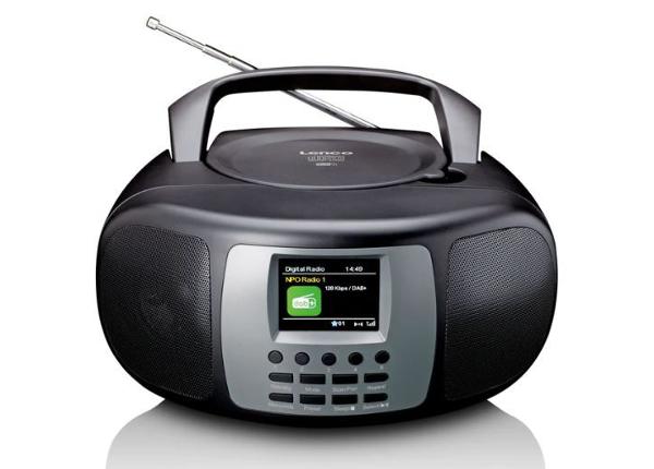 CD-raadio DAB+ vastuvõtjaga Lenco SCD860BK, must/ hall