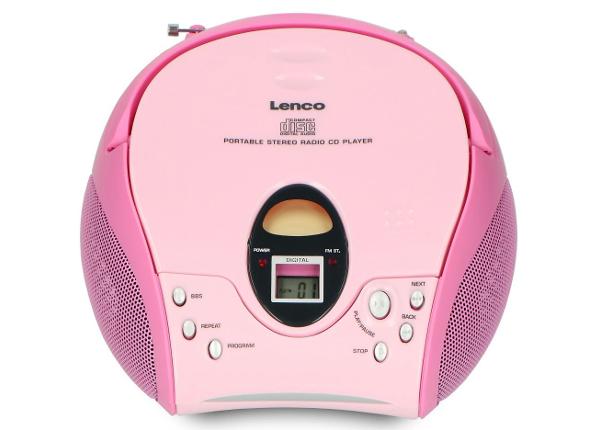CD-raadio Lenco SCD24P, roosa
