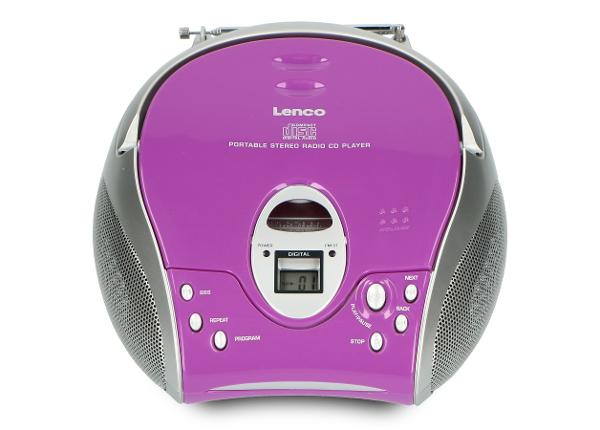 CD-raadio Lenco SCD24PU, lilla
