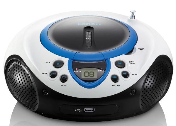 CD-радио Lenco SCD38USBB, синий