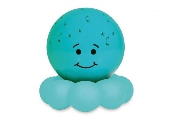 Cloud B ночник Осьминог, синий