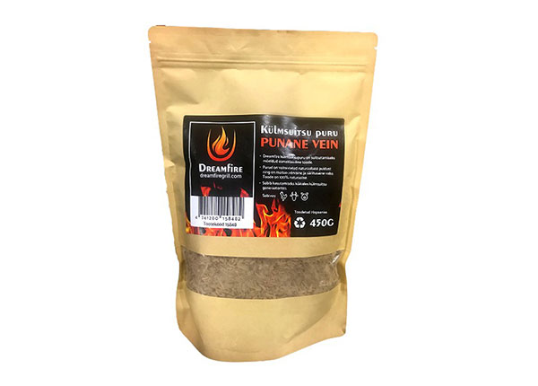 Dreamfire® külmsuitsu puru Punane vein 450 g