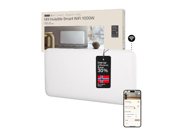 Elektriradiaator Mill Invisible Smart WiFi Gen.4 PA1000WIFI4