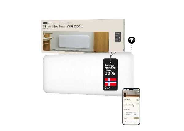 Elektriradiaator Mill Invisible Smart WiFi Gen.4 PA1300WIFI4