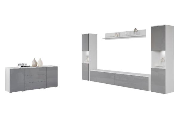 Elutoamööbli komplekt Paris II + LED