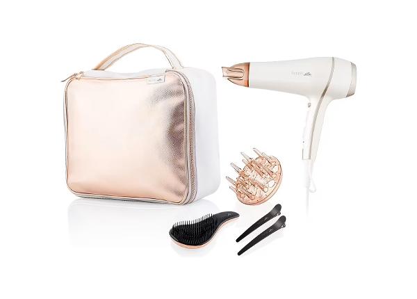 Föön ETA 732090010, 2400 W, ioonfunktsiooniga, valge/roosa