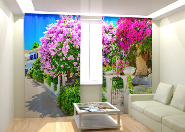Fotokardinad Lilac Garden 300x260 cm
