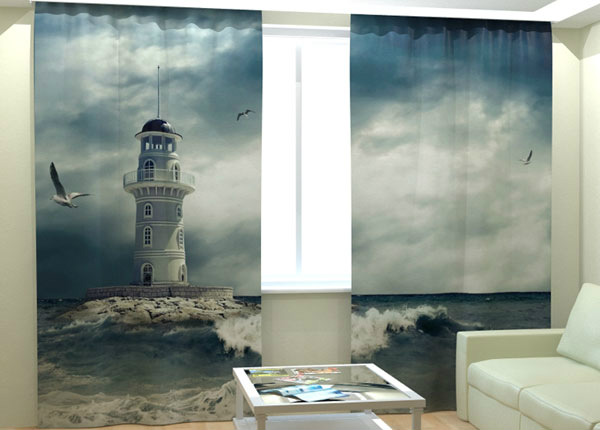 Fotokardinad Lonely Lighthouse 300x260 cm
