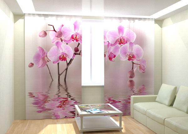 Fotokardinad Orchid on the water 300x260 cm