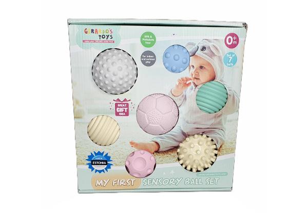 Gerardo's Toys sensoorsete beebipallide komplekt 7 tk