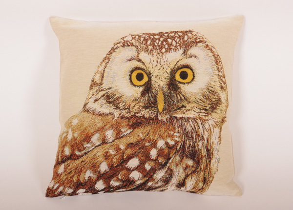 Gobeliinikankainen koristetyyny Owl 45x45 cm