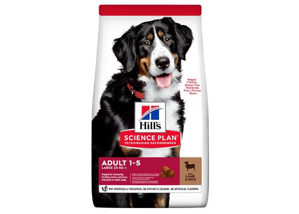 Hill's Science Plan koiranruoka lampaanlihalla & riisi suurikokoiselle koiralle 14 kg