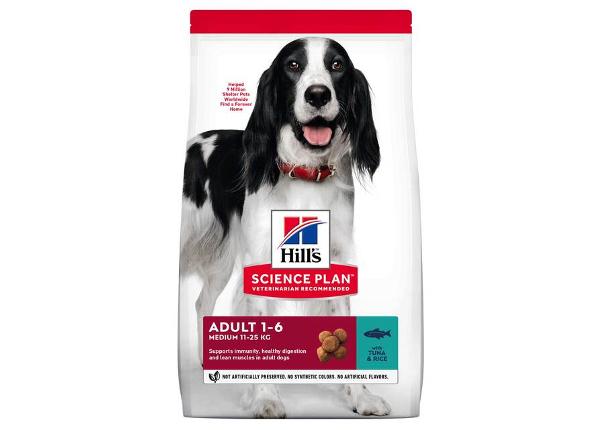 Hill's Science Plan koiranruoka tonnikalalla keskikokoiselle koiralle 2,5 kg