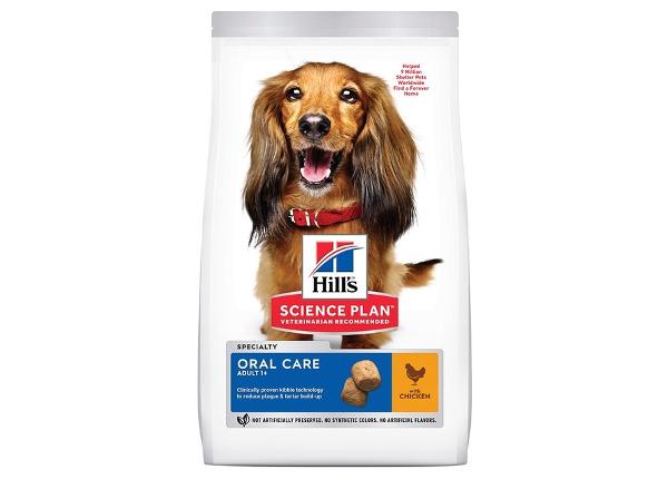 Hill's Science Plan Oral Care koiranruoka kananlihalla suurikokoiselle koiralle 12 kg