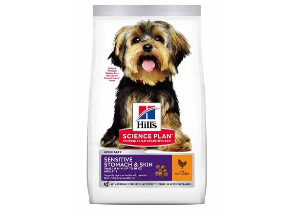Hill's Science Plan Sensitive koiranruoka kananlihalla pienikokoisille koirille 1,5 kg