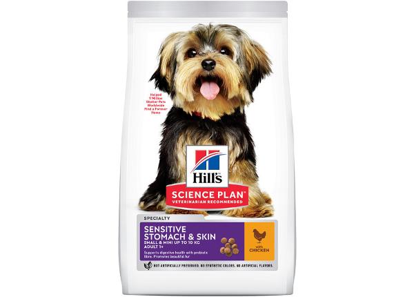 Hill's Science Plan Sensitive koiranruoka kananlihalla pienikokoisille koirille 3kg