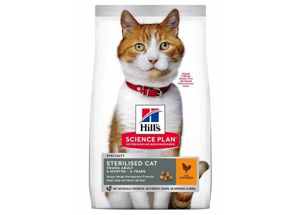 Hill's Science Plan Sterilized Young корм для кошек, с курицей 3 кг