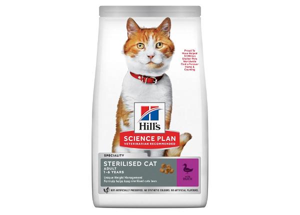 Hill's Science Plan Sterilized Young корм для кошек с мясом утки 3 кг