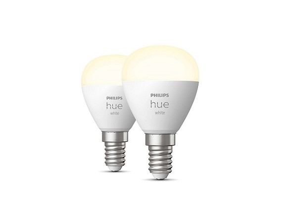 Hue White Luster лампочки 5,7 Вт E14, двойная упаковка