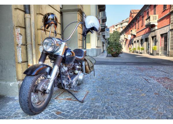 Isekleepuv fototapeet Big Motorcycle