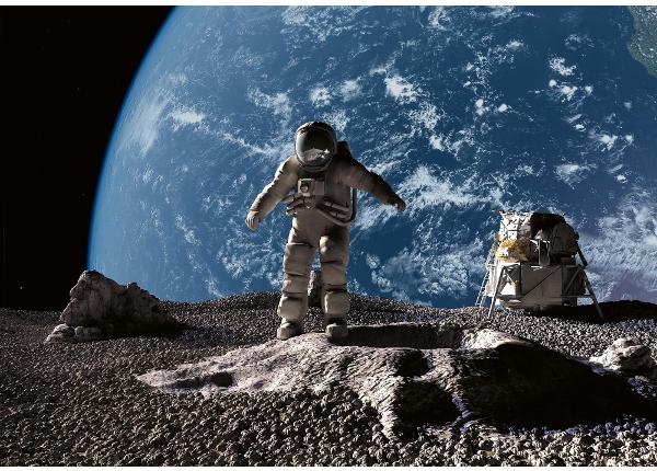 Isekleepuv fototapeet Walking Astronaut