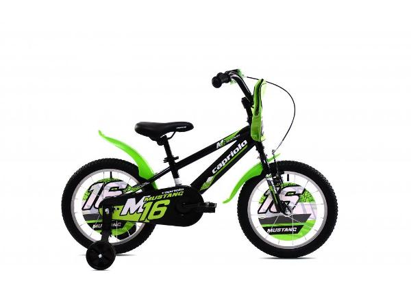Jalgratas Capriolo Mustang 16", must/laim