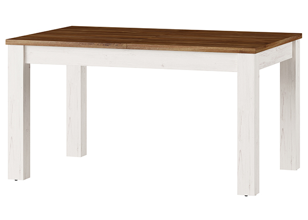 Jatkettava ruokapöytä Country 90x140-214 cm