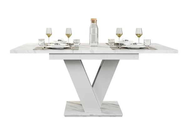 Jatkettava ruokapöytä Mas 80x120/160 cm