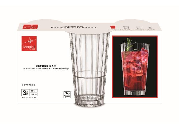 Joogiklaas Oxford Bar 39,5 cl, 3 tk