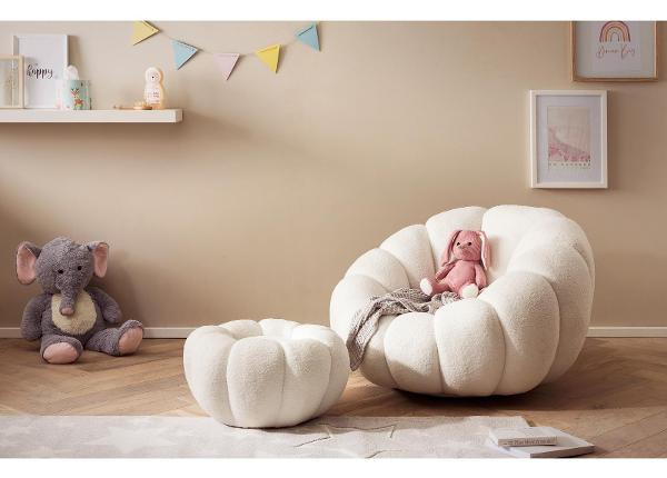 Kääntyvä nojatuoli ja rahi Blossom